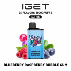 Buy IGET Bar Pro Blueberry Raspberry Bubble Gum Flavour
