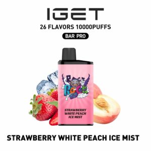 Buy IGET Bar Pro Strawberry White Peach Ice Mist Flavour