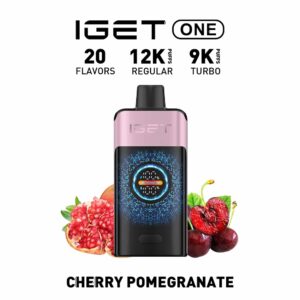 Buy IGET One Cherry Pomegranate 9K Turbo Puffs Vape