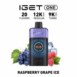 Buy IGET One Raspberry Grape Ice Flavour Online in Sydney