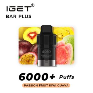 Iget Bar Plus Pod-Passion Fruit Kiwi Guava