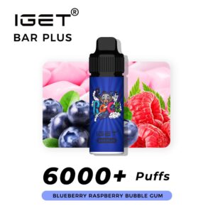 Iget Bar Plus Kit-Blueberry Raspberry Bubble Gum