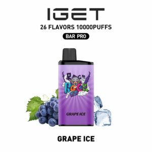 Buy IGET Bar Pro Grape Ice 10K Puffs Vaporizer in AU