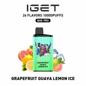 Buy IGET Bar Pro Grapefruit Guava Lemon Disposable Vape