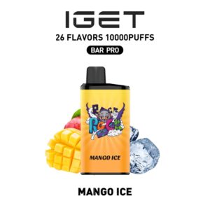 Buy IGET Bar Pro Mango Ice Vape 10000 Puffs Online