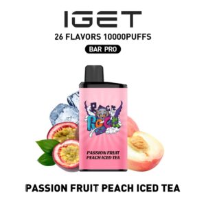 Buy IGET Bar Pro Passionfruit Peach Iced Tea Disposable