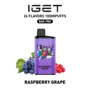 Buy IGET Bar Pro Raspberry Grape Vape in Brisbane, AU