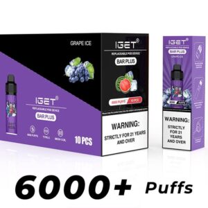 Iget Bar Plus 6000Puffs Kit-30 Packs