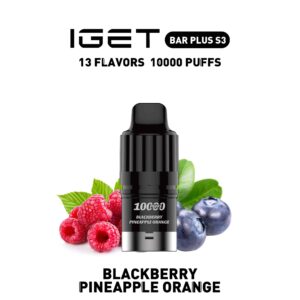 Iget Bar Plus S3 10000Puffs Pod-Blackberry Pineapple Orange