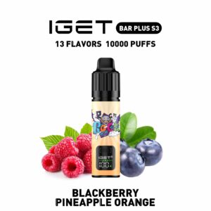 Iget Bar Plus S3 10000Puffs Kit-Blackberry Pineapple Orange