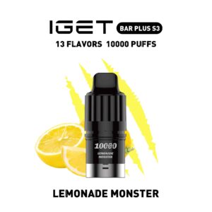Iget Bar Plus S3 10000Puffs Pod-Lemonade Monster