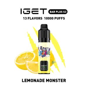 Iget Bar Plus S3 10000Puffs Kit-Lemonade Monster