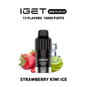 Iget Bar Plus S3 10000Puffs Pod-Strawberry Kiwi Ice
